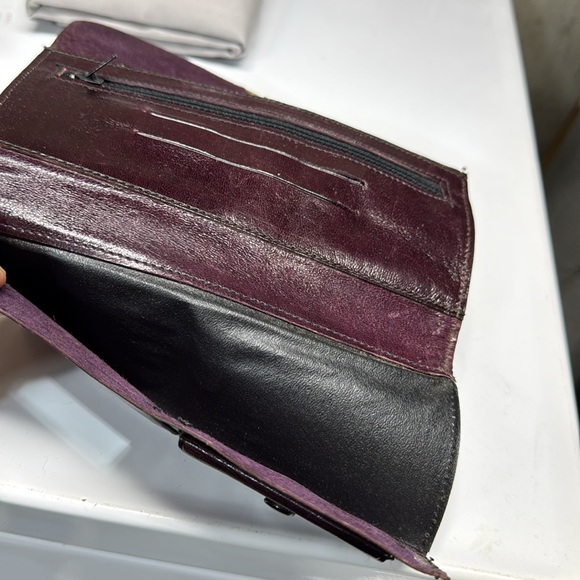 Vintage ultra slim leather wallet - Picture 7 of 16